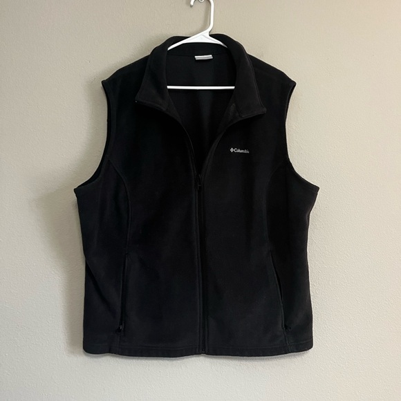 Columbia Other - COLUMBIA‎ Steens Mountain Fleece Vest Mens black Full Zip Outdoor Hiking 3XL